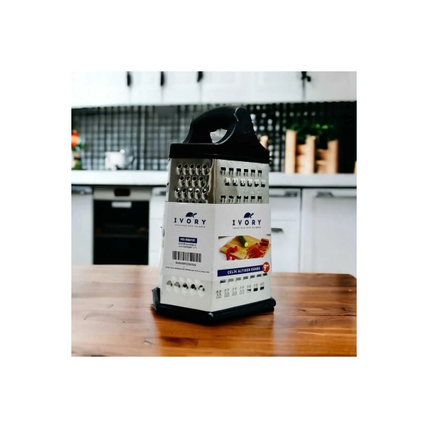 Siyah Plastik Saplı Çelik Altıgen Rende 19.5 cm Siyah Plastik Saplı Çelik Altıgen Rende 19.5 cm