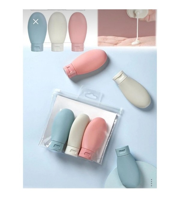 3 Lü Set Seyahat Krem Kutusu