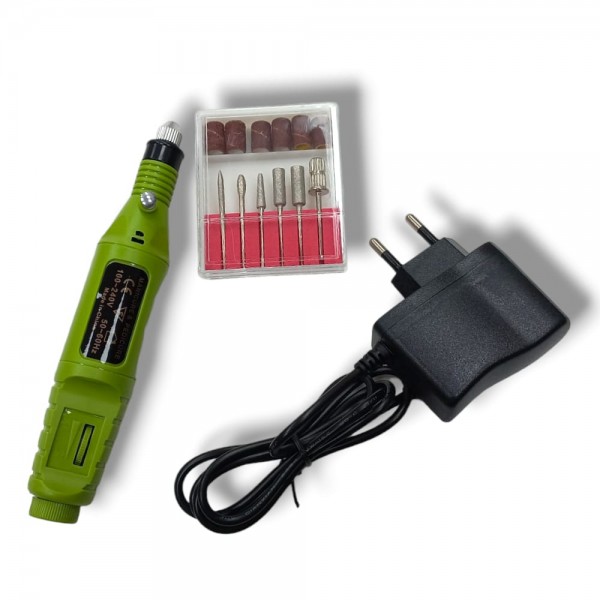 Elektronik şarjlı manikür-pedikür seti (6 farklı törpü ucu)