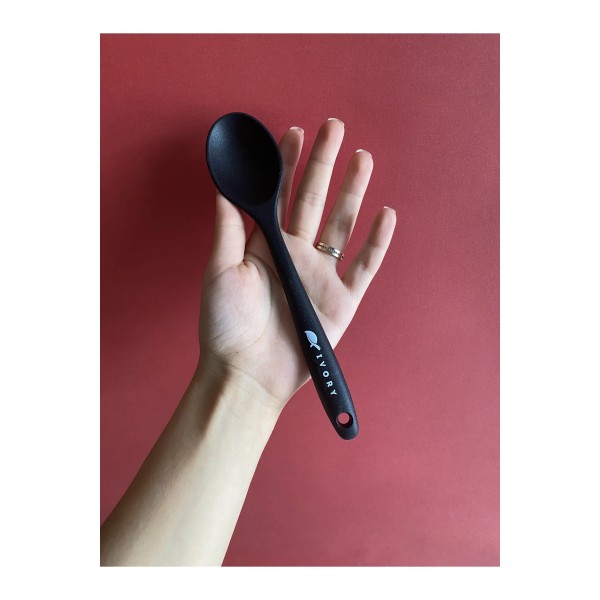 Ivory Isıya Dayanıklı Silikon Kaşık